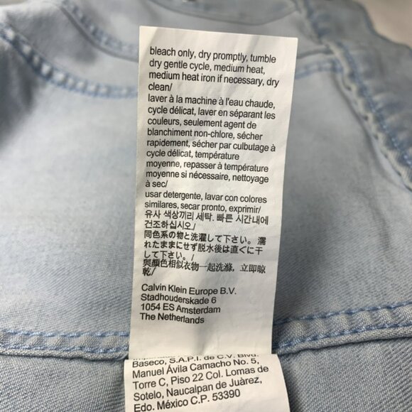 Calvin Klein Jeans Jacket SMALL - Picture 12 of 14